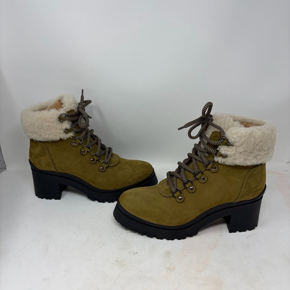 M Gemi Adele Shearling Bootie Size 39 or US 8.5 - Picture 6 of 12